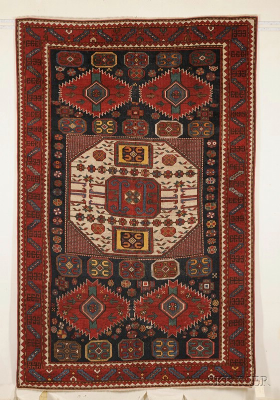 Appraisal: Karachoph Kazak Rug Southwest Caucasus last quarter th century outer