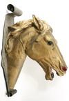 Appraisal: TRADE SIGN - Large tin or zinc horse head trade