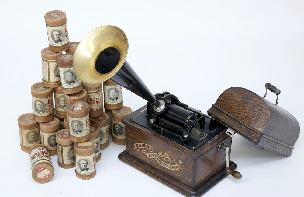 Appraisal: Edison Standard Phonograph circa Exclusive on Bidsquare Edison Standard Phonograph