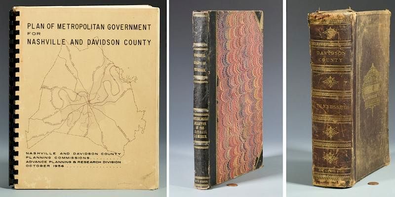 Appraisal: TN History Books inc Plan of Metro st item JONES