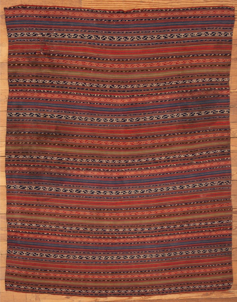 Appraisal: Shiraz Kilim Southwest Persia c ft in x ft in