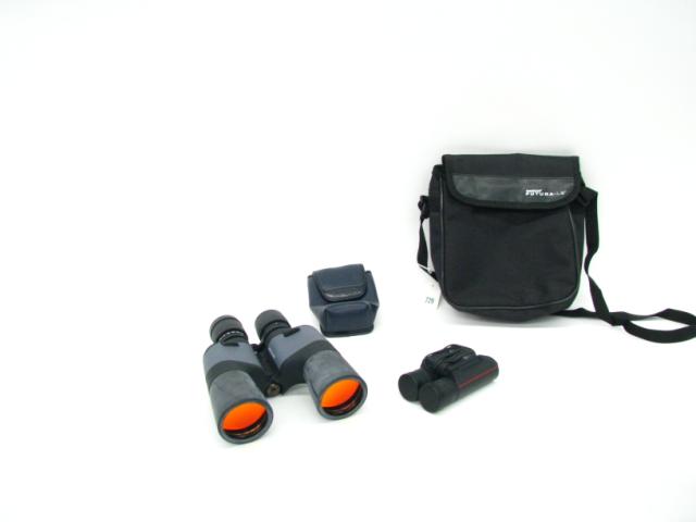 Appraisal: Two pair of binoculars Minolta pocket model wide angle x