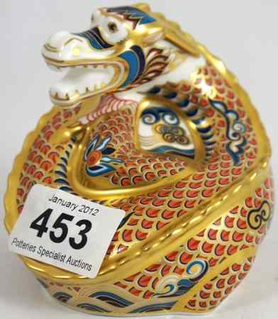 Appraisal: Royal Crown Derby Dragon of Happiness Limited Edition with Gold