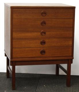 Appraisal: Danish Modern DUX Small Chest of Drawers Mid-Century design by