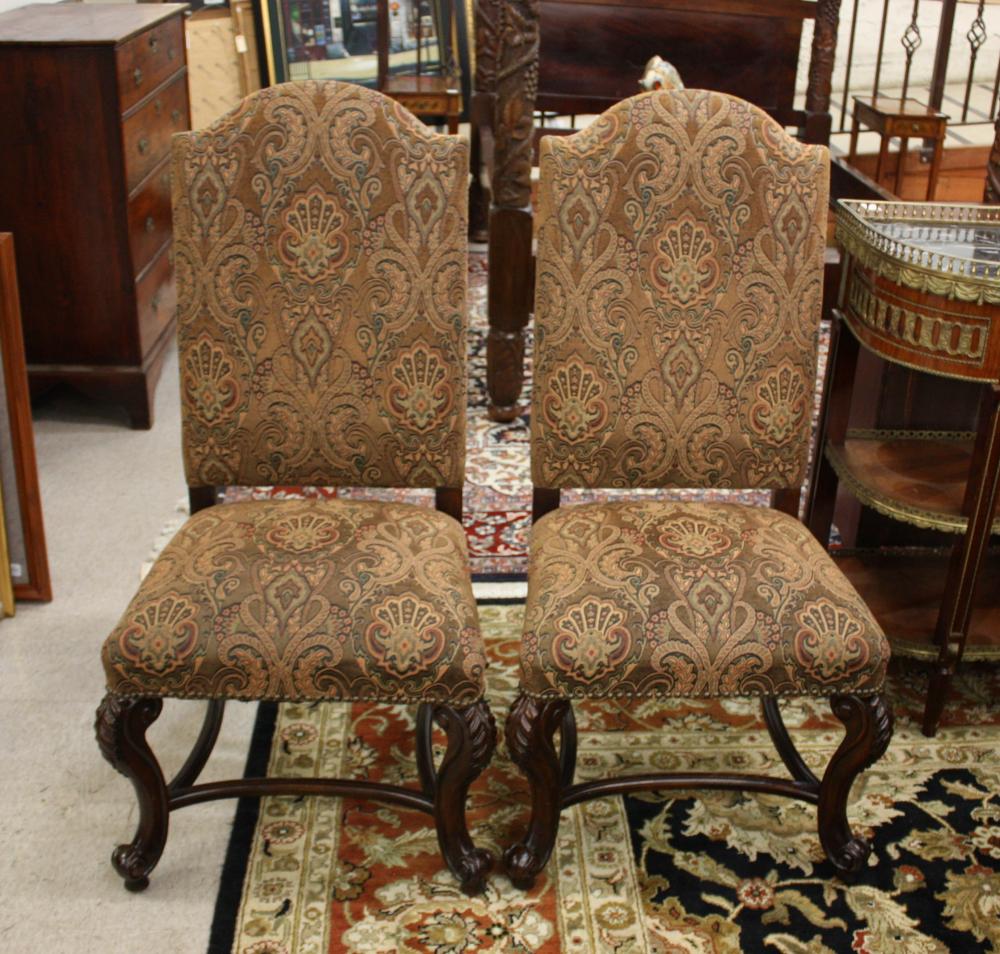 Appraisal: A SET OF TEN UPHOLSTERED DINING OR CONFERENCE TABLE CHAIRS