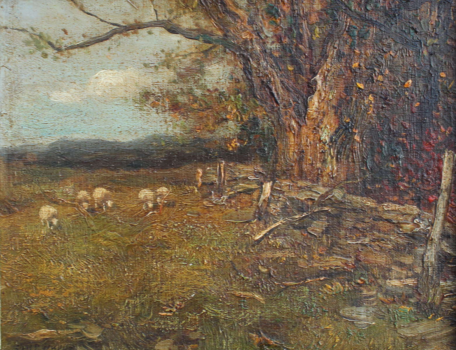 Appraisal: GRUPPE Charles P Canadian - ''Mountain Pasture Woodstock NY'' Pastoral