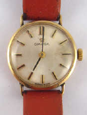 Appraisal: A lady's carat gold Omega wrist watch circa 's case