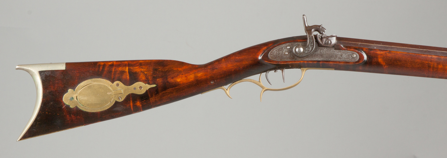 Appraisal: J Fleeger Allegany Pennsylvania Long Rifle Nice old patina Nice