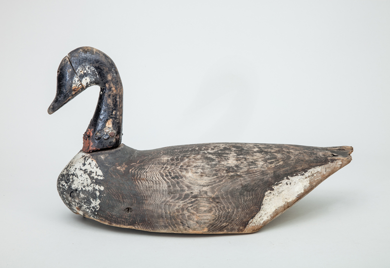 Appraisal: CARVED AND PAINTED WOOD CANADA GOOSE DECOY x in Property