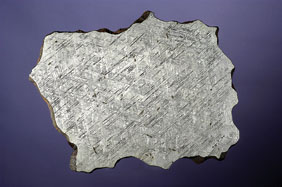 Appraisal: GIBEON DRAMATIC COMPLETE SLICE OF AN IRON METEORITE Iron fine