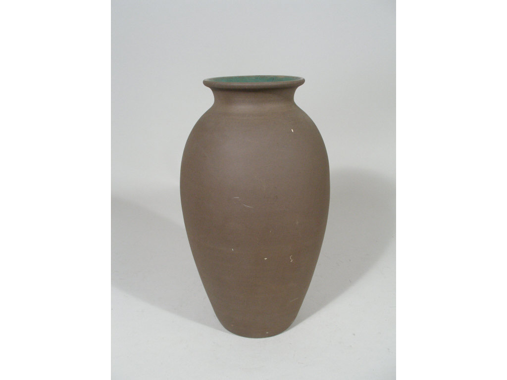 Appraisal: GA Pottery WJ Gordy Tall Vase tapered form w flared