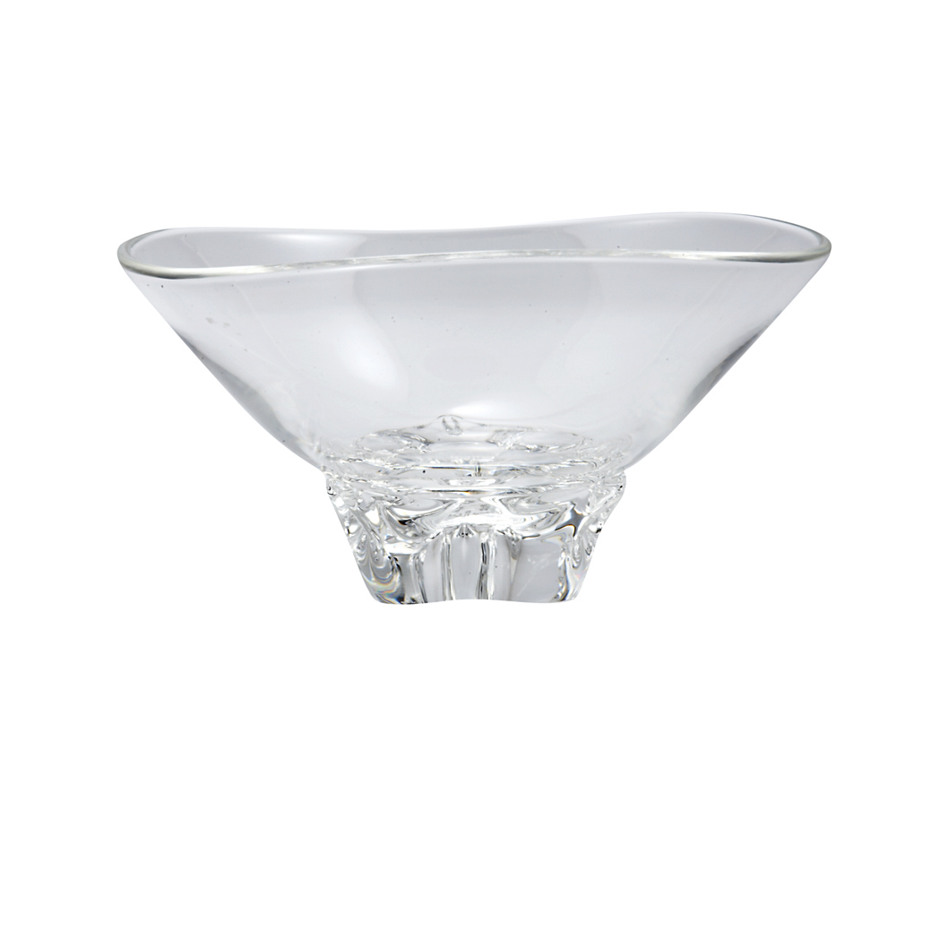 Appraisal: Steuben Colorless Glass Candy Bowl Diameter inches