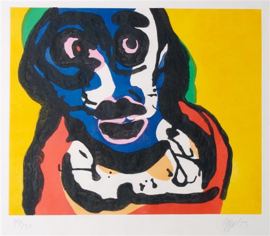 Appraisal: Karel Appel Dutch - Face