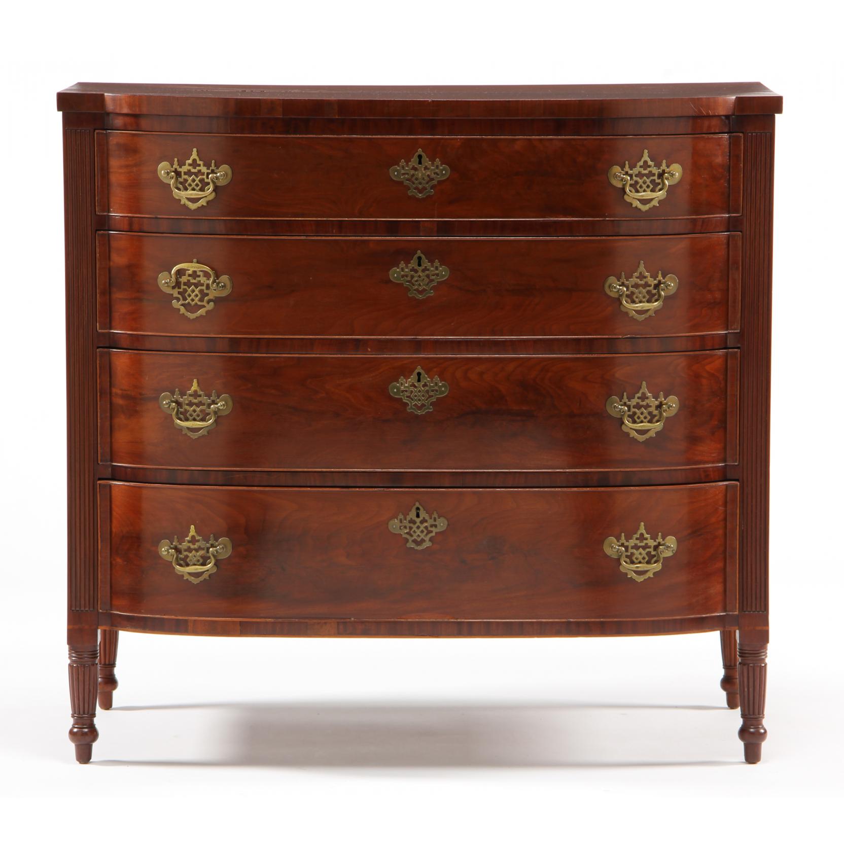 Appraisal: New England Late Federal Chest of Drawers early th century