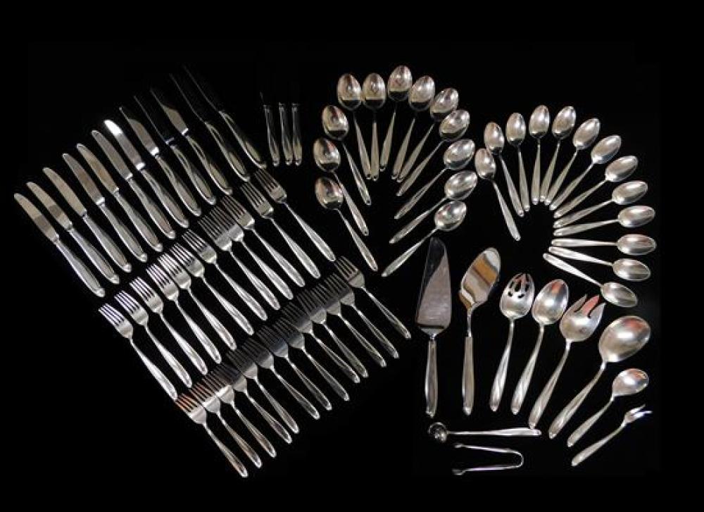 Appraisal: STERLING Reed and Barton sterling silver flatware and serving utensils