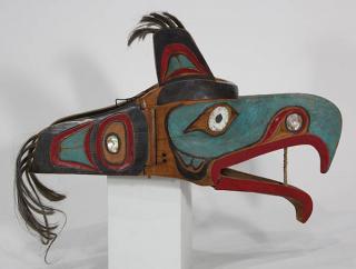 Appraisal: Pacific Northwest Coast Kwakiutl articulated Thunder Bird dance mask Pacific