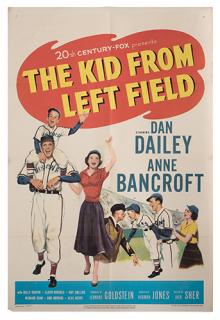 Appraisal: The Kid from Left Field th Century Fox One sheet