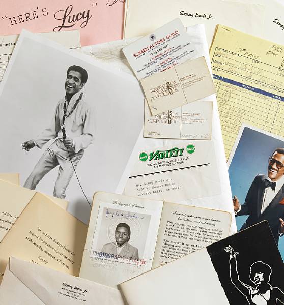 Appraisal: A Sammy Davis Jr archive of documents s- s A