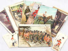 Appraisal: Postcards Approx early to mid th century postcards of military