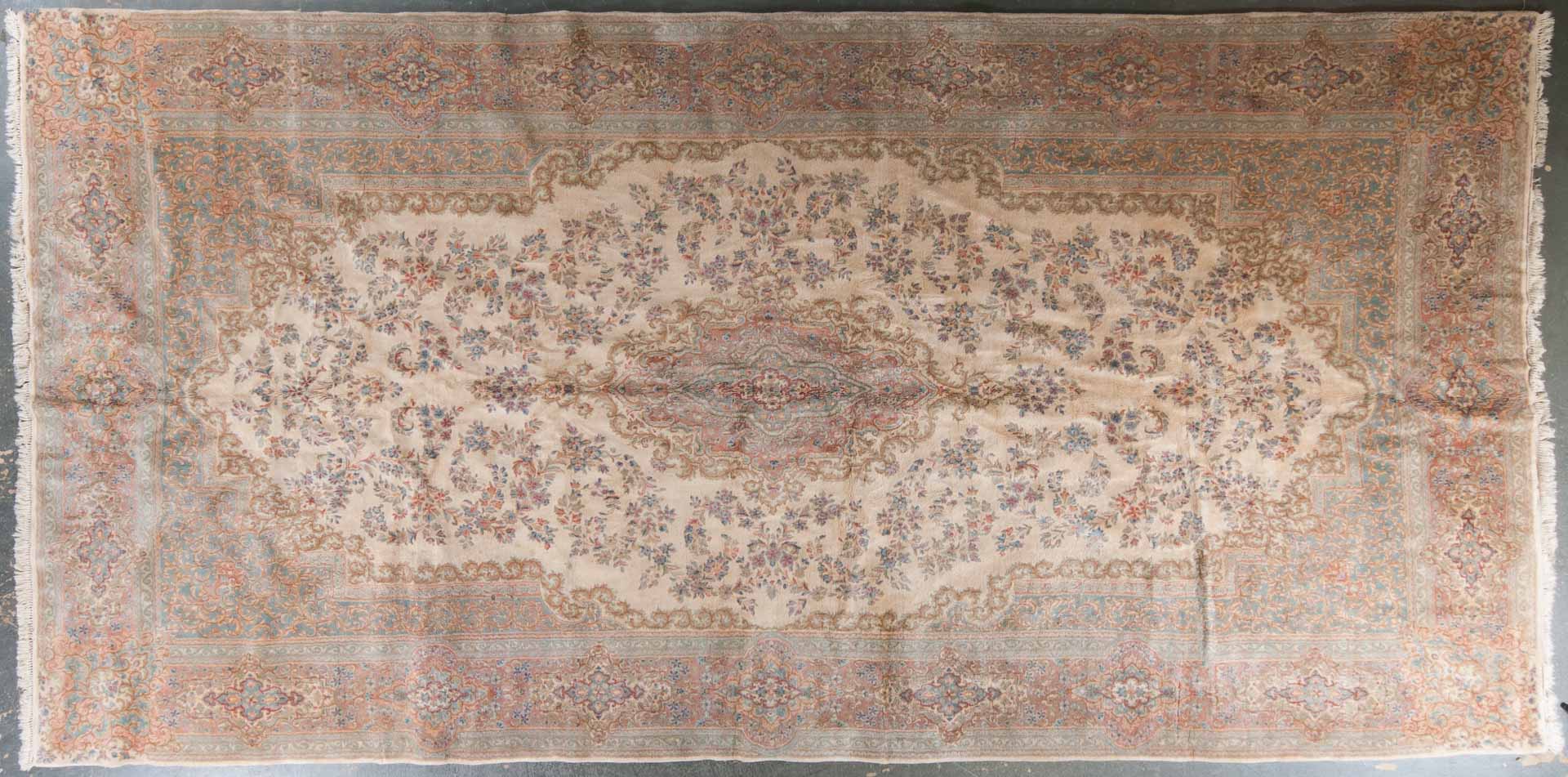 Appraisal: Persian Kerman carpet approx x Persia circa Condition Very good