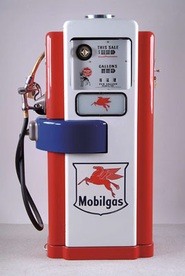 Appraisal: WAYNE MOBIL GAS PUMP Includes reproduction globe hose and nozzle