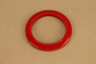 Appraisal: Vintage Red Bakelite Bangle Vintage Red Bakelite Bangle