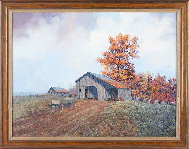 Appraisal: Darell Koons SC b ''Rutherford Co Autumn''acrylic on board signed