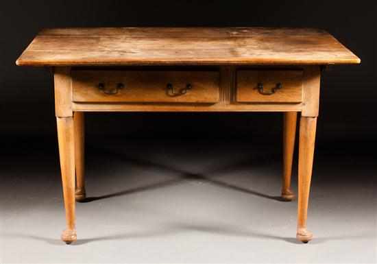 Appraisal: American Queen Anne style walnut tavern table Pennsylvania th th