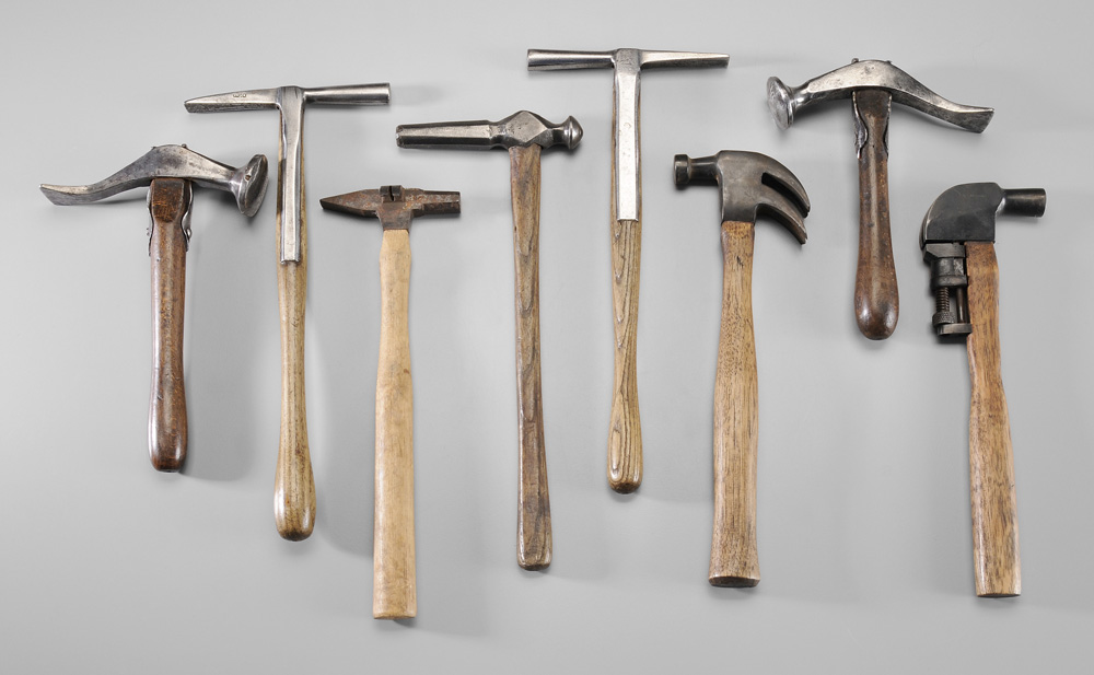 Appraisal: Eight Assorted Hammers one marked Amand two with steel clad