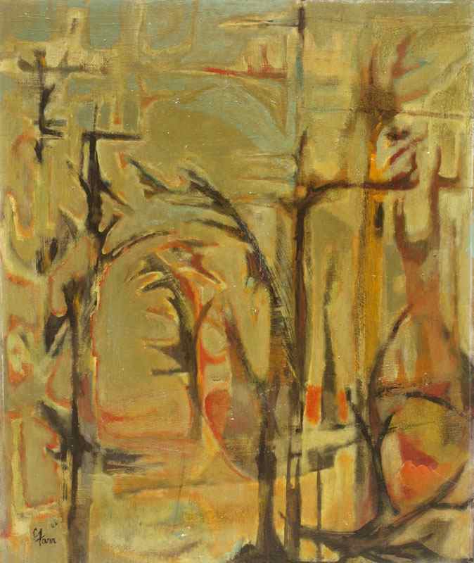 Appraisal: FARR Charles American - ''Burnt Forest'' Oil Board '' x