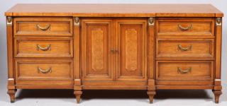 Appraisal: CENTURY EMPIRE MAPLE TRIPLE DRESSER CENTURY EMPIRE MAPLE TRIPLE DRESSER