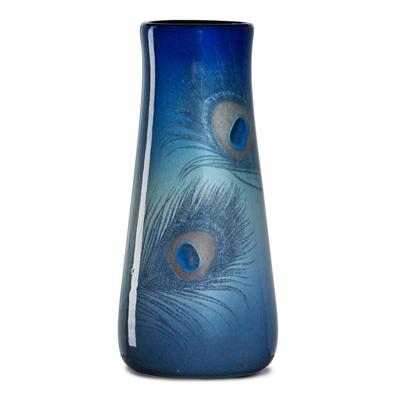 Appraisal: CARL SCHMIDT ROOKWOOD Iris glaze vase Condition Report Very light