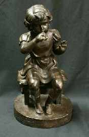 Appraisal: David Bromley born Untitled bronze signed and inscribed 'BROMLEY '