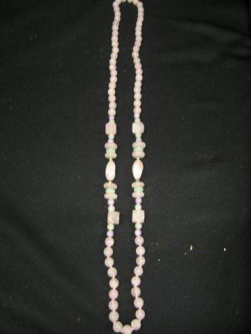 Appraisal: Rose Quartz Necklace long