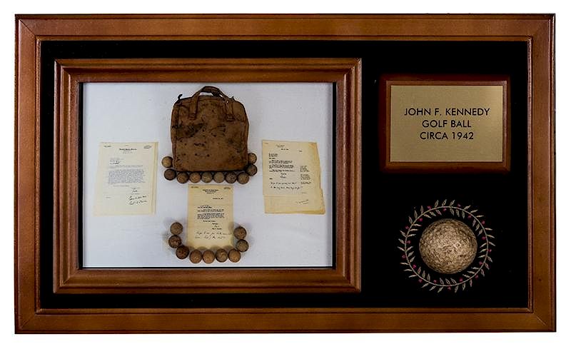 Appraisal: A Golf Ball Owned by John F Kennedy Taken from