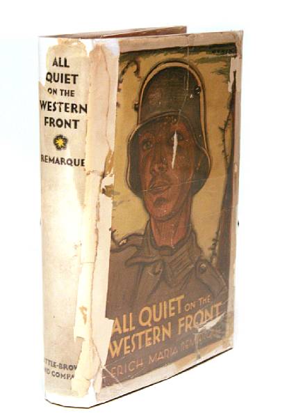 Appraisal: Remarque Erich Maria All Quiet on the Western Front Boston