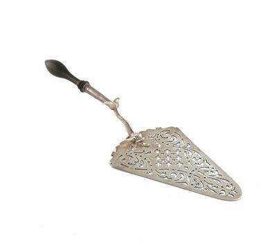 Appraisal: A George III silver fish slice by Samuel Herbert and