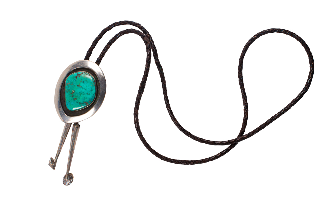 Appraisal: LOT OF NAVAJO TURQUOISE AND CORAL INLAID SILVER BOLO TIES