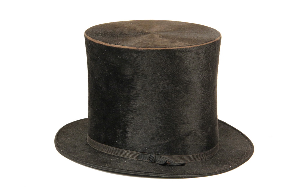 Appraisal: CIVIL WAR TOP HAT - Stovepipe Top Hat very much