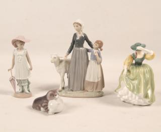 Appraisal: PIECE MISCELLANEOUS LOT OF PORCELAIN COLLECTIBLES CONSISTING OF LLADRO FIGURES