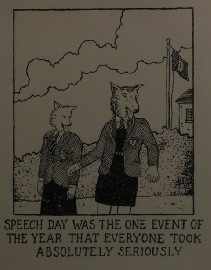 Appraisal: Glen Baxter English born Speech Day lithograph together with Life