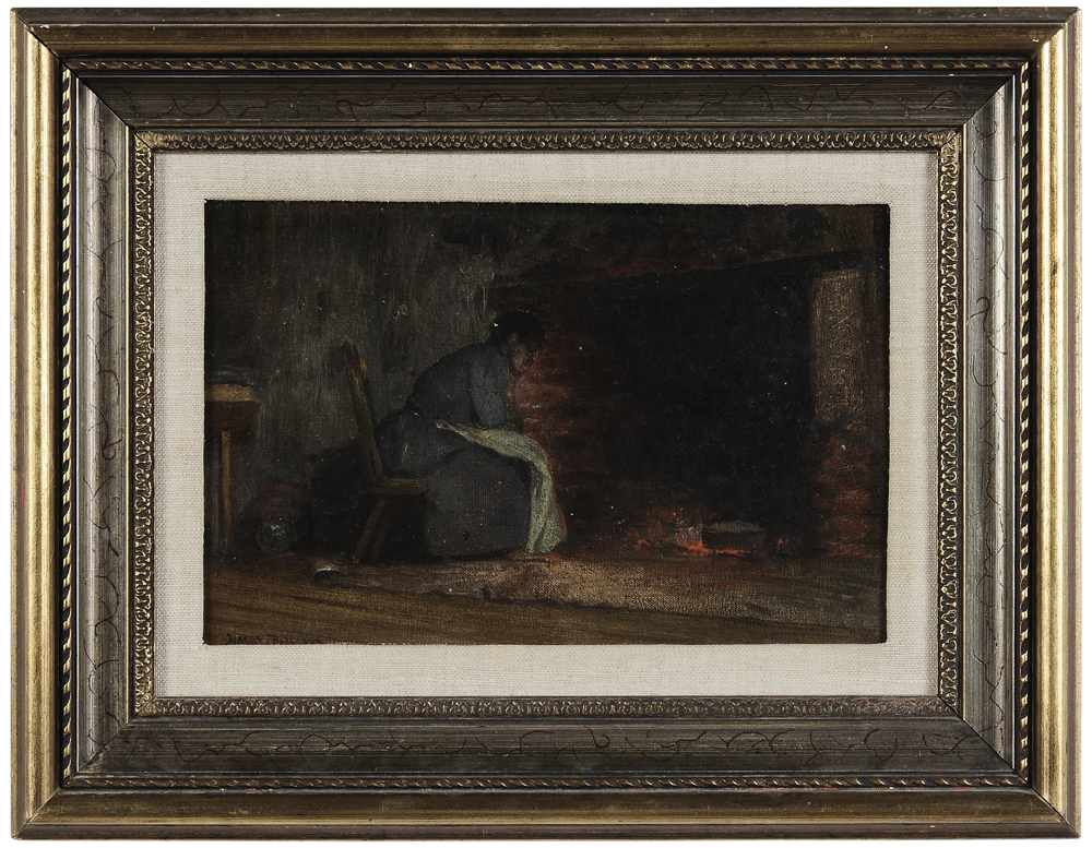 Appraisal: Harry Herman Roseland New York - Woman By a Hearth