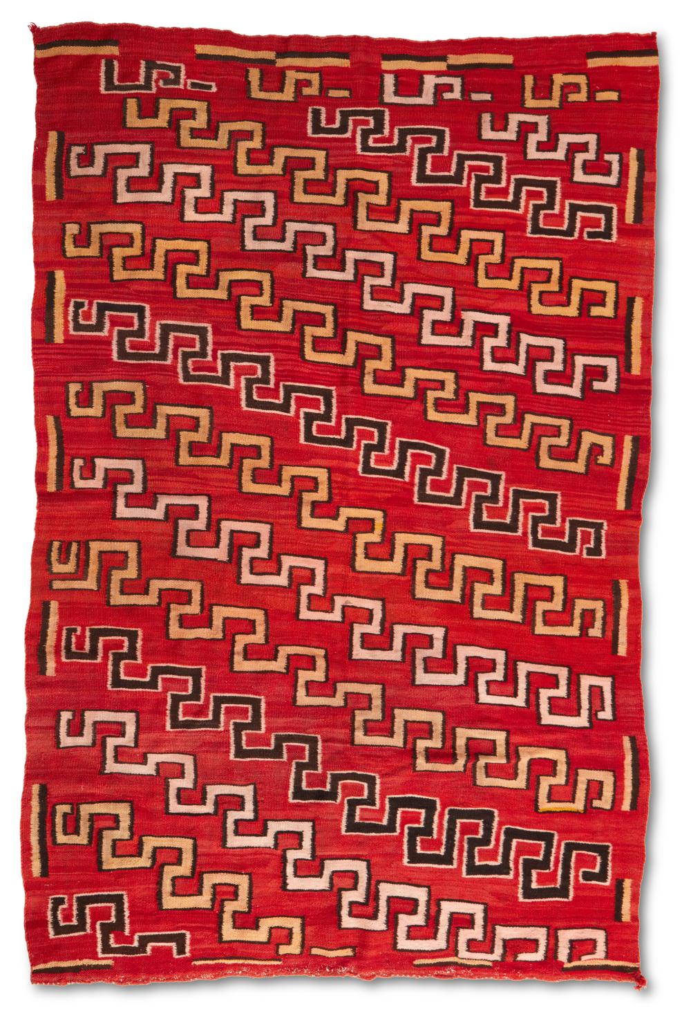 Appraisal: A Navajo transitional textile Late th century Dine Woven in