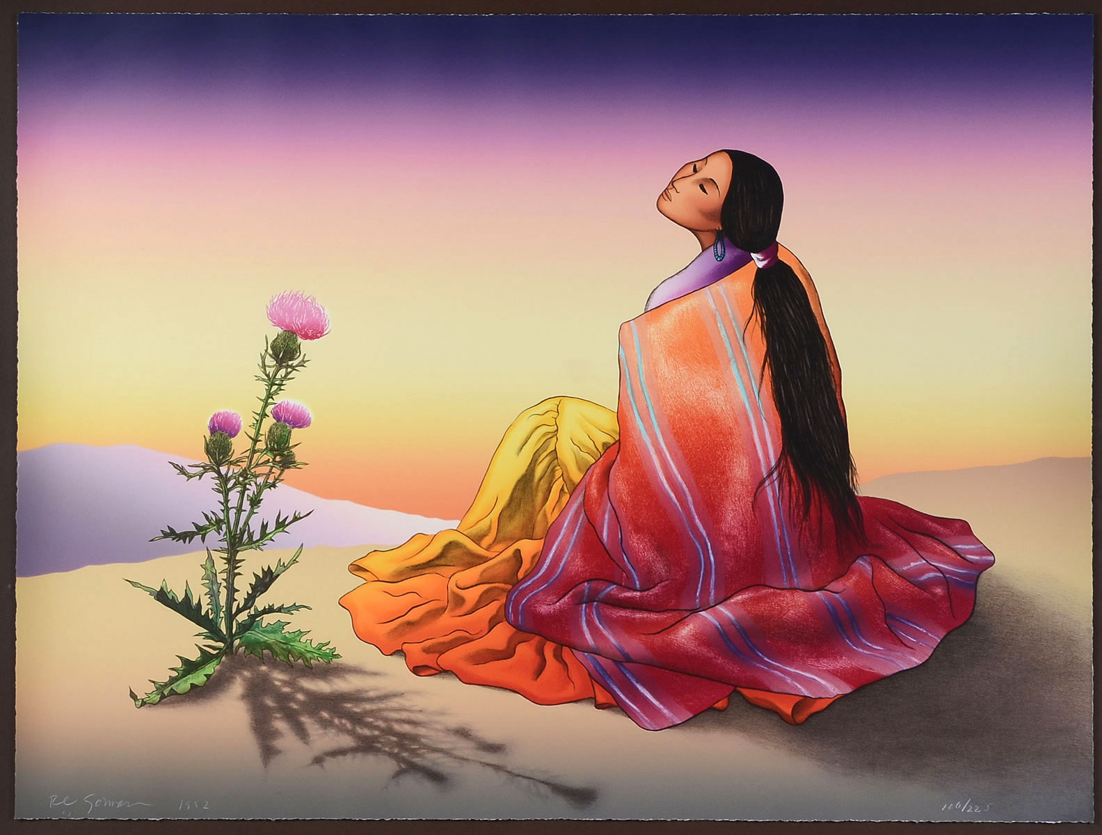 Appraisal: GORMAN R C American - ''Navajo Dawn'' Lithograph '' x