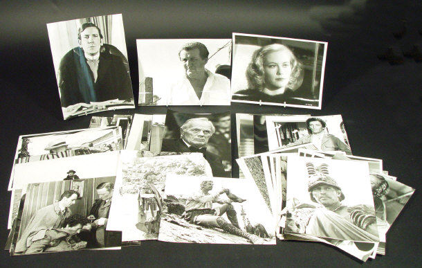 Appraisal: Quantity of black and white press photographs including stills from