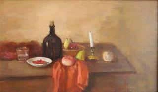 Appraisal: Seymour Remenick oil Seymour Remenick American - - Still-Life- oil