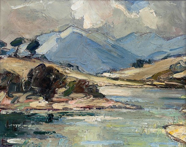 Appraisal: Marjorie Henry British - Hilltown and The Mournes Northern Irelandthe