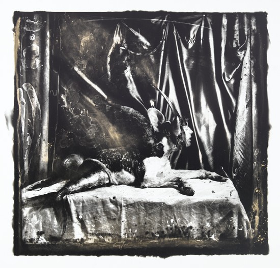 Appraisal: WITKIN JOEL-PETER - Bruja Madrid Silver print inches cm square