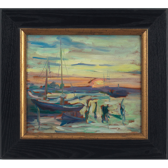 Appraisal: Pauline Bliss Williams American - ''Sunset - Gloucester Harbor ''