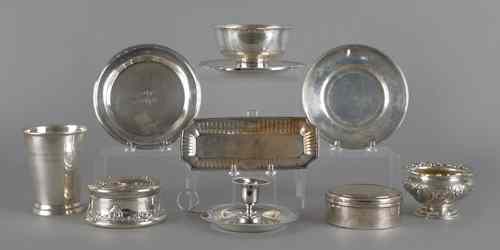 Appraisal: Collection of sterling silver tablewares ozt